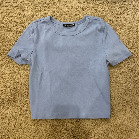 Zara baby tee in blue - Picture 1 of 2
